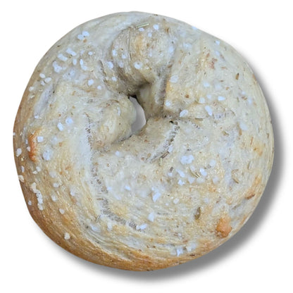 fresh rosemary and seas salt bagels in Edmonton Alberta